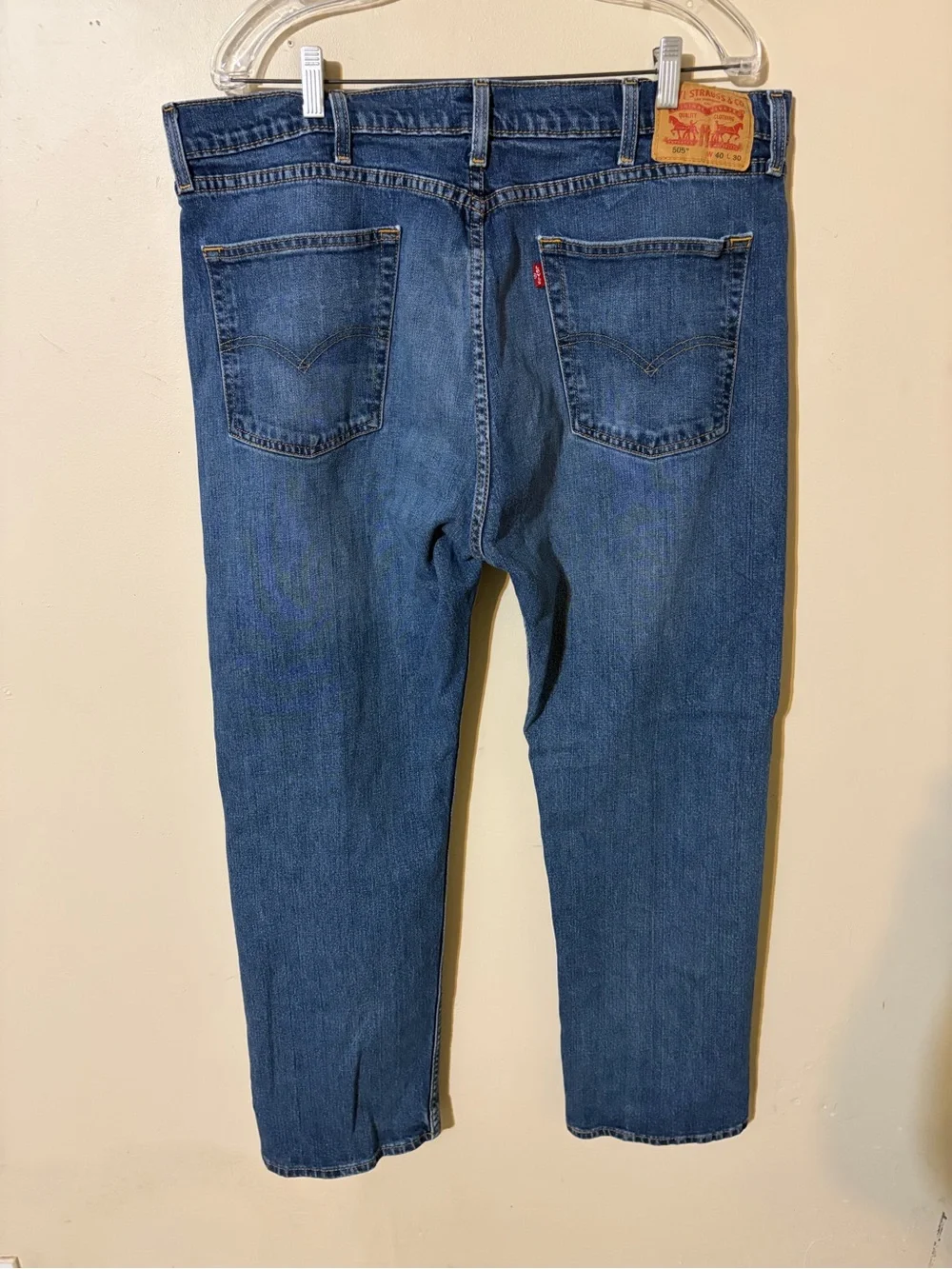 Levi's Men's Slim Straight Jeans in Blue Wash Size 40X30